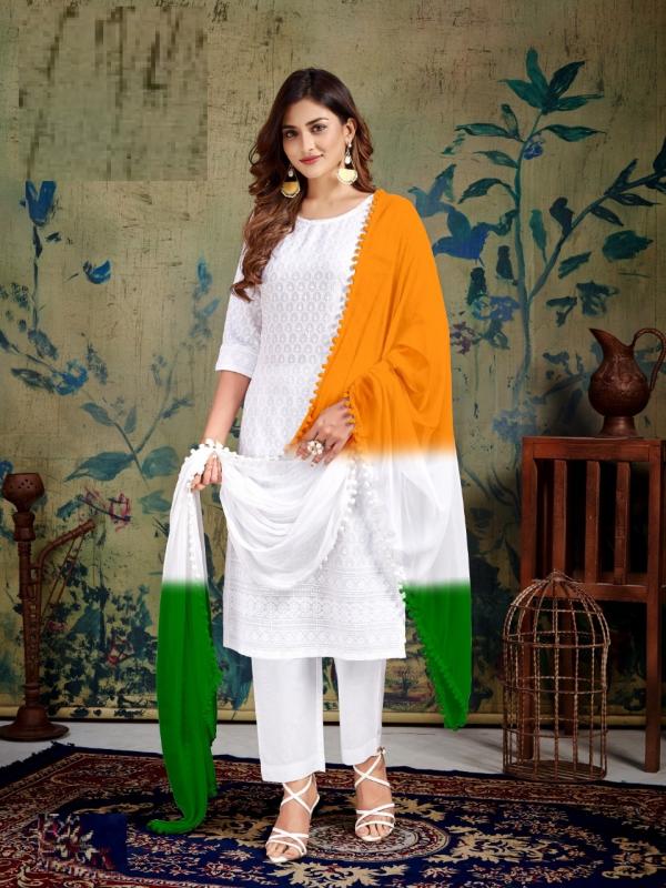 Poonam Tiranga Festival New fancy rayon readymade Collection